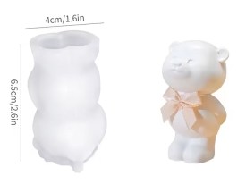 Molde silicona osito manos atras 